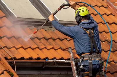 Démoussage et hydrofuge de toiture à Balan